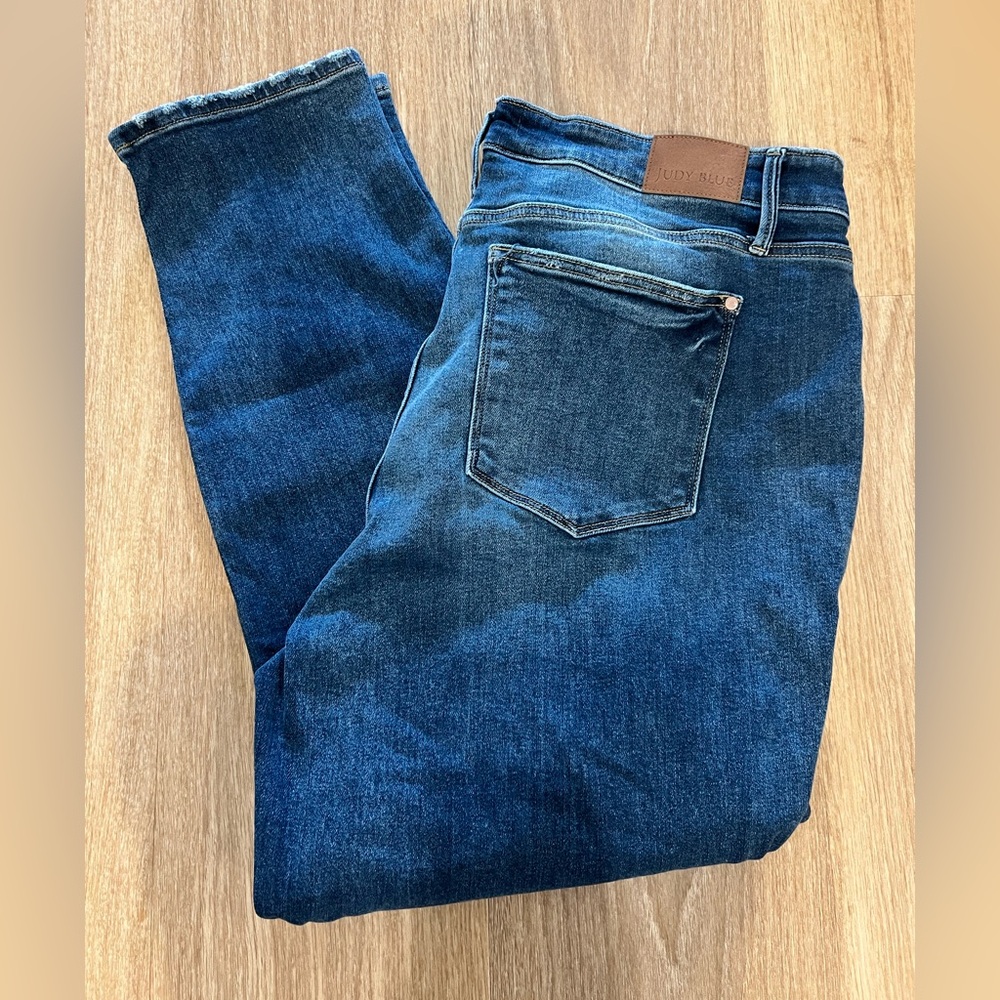 Judy Blue Dark Blue Boyfriend Jeans